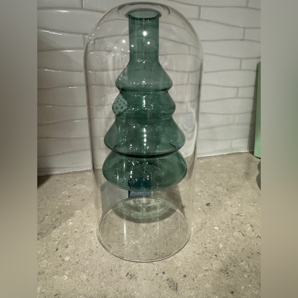 Evergreen Glass Bud Vase - Picture 6 of 9